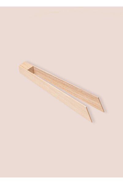 The Mia Natura Wooden Serving Tongs 30X4 cm