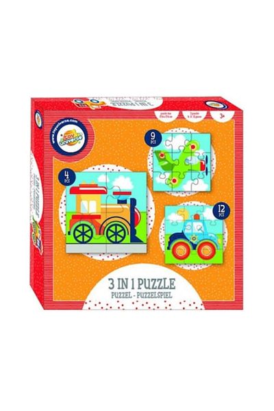 OEM Puzzle Vehicule 3 in 1, 25 Piese