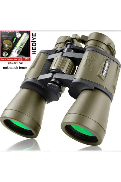 farissu Gold Kama Ultra Yüksek Güç Profesyonel Dürbün 100x100 Çakarlı Fener O...