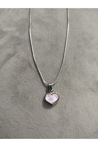 ÖZGE-S MODA Women's Heart Stone Bijouery Necklace