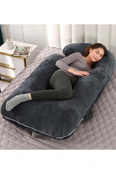 molody G-Shaped Pregnancy Pillow for Full Body Support, Back, Hips, Legs and Belly Suitable for Pregnant Women