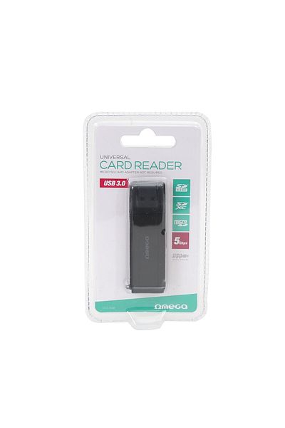 Omega Cititor Card-uri USB 3.0, 43521, microSDHC/SDHC/SDXC, negru