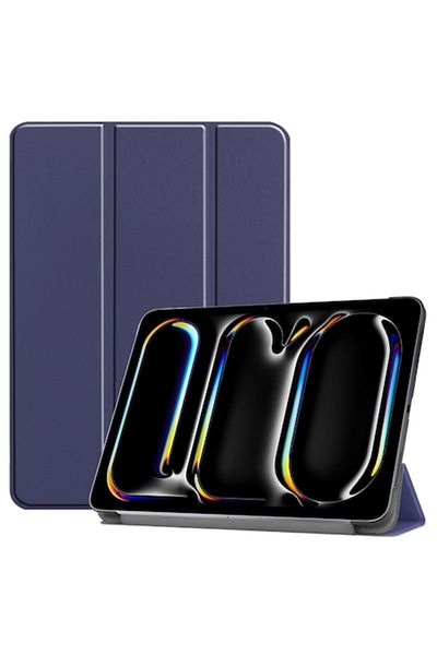Petite Tuds Husă de protecție pentru iPad Pro 11 2024, Petite Tuds, FoldPro, Q91, MicroTwine, Albastră