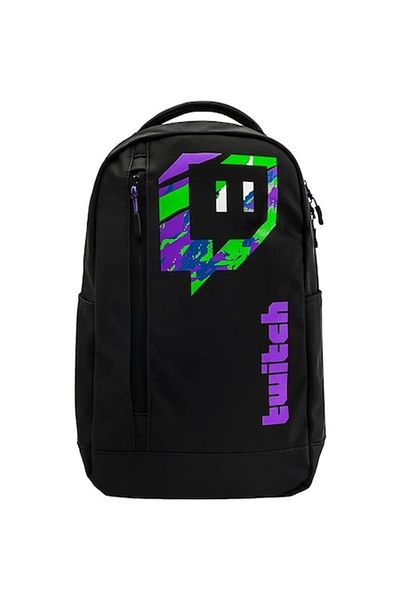 DELPI Laptop Backpack 15.5", Waterproof, Multiple Compartments, Colorful Black Design