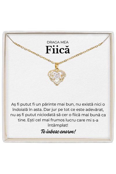 The Jewel Heart Special Gift For Daughter, True Love, Necklace With Elegant Heart And Deep Meaning
