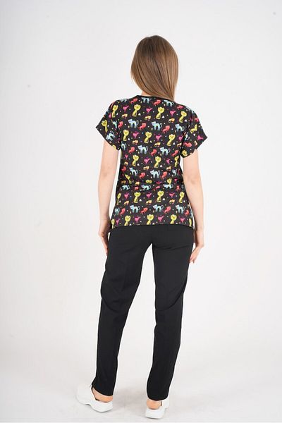 Nur Medikal Giyim Unisex Cool Cats Club Model Doctor Asistentă Spital Bucătar Bucătărie Scrubs Uniforme Costum