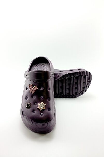 Sonimix Mürdüm Ortopedik Yüksek Ökçeli Cross Eva Hastane Aşçı Hemşire Doktor Terliği MÜRDÜM