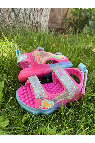 Vicco Size 22-30 Lighted Non-Slip Sole Girls' Sandals