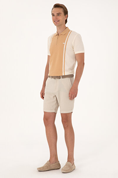 U.S. Polo Assn. Men's Stone Woven Shorts 50300446-Vr049