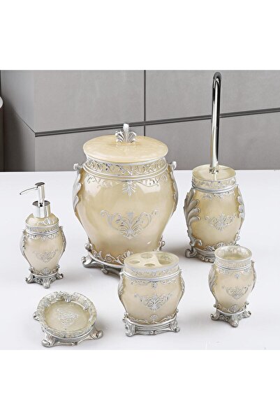 Kosova MUBA CONSEPT POLYESTER 6 PARÇA BANYO SETİ