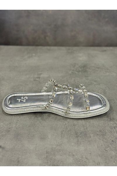 Zeyn Slippers Hand Made Genuine Leather Natural Stone Look