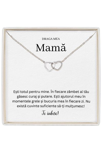The Jewel Heart Soulmate Spark, Soulful Gift for Mom, Intertwined Hearts in a Sparkling Design