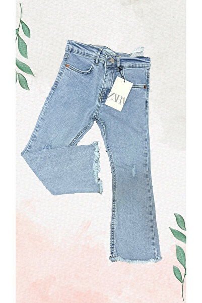 Kids Addakidz Kız Çocuk Günlük Şıklık İspanyol Paça, Orijinal Kalite