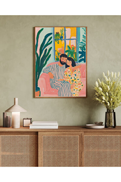 woodhomeworks Tek Parça Salon Ofis Dekor Tablo Ttk