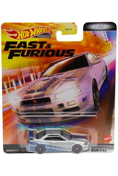 HOT WHEELS Premium F&F Nissan Skyline GT-R 2F&2F (BNR34) HCP28