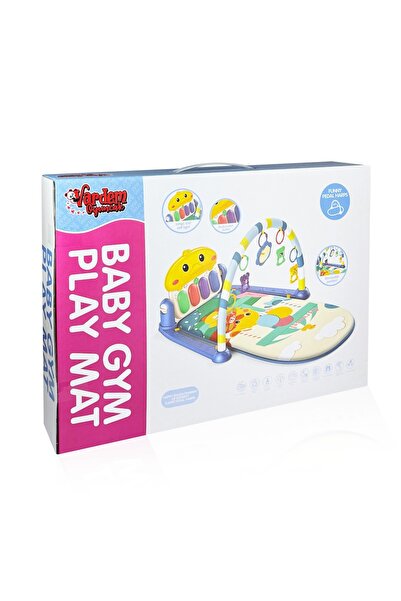 scntoys Oyuncak Ördek Figürlü Bebek Oyun Halısı Sesli Müzikli Işıklı Piyanolu Yıkanabilir Matlı Ses Tanıma