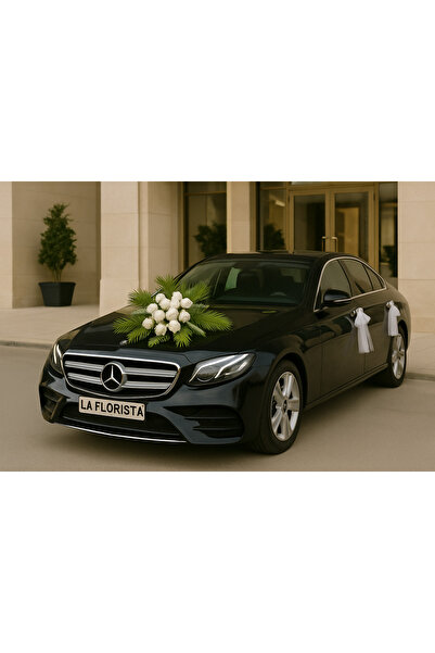 FLORİST Gelin Arabası Çiçeği Beyaz Gül