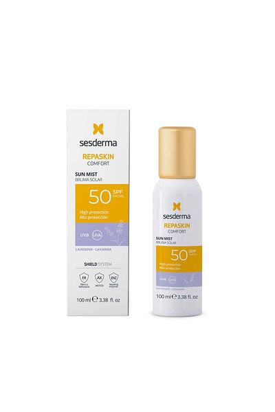 Sesderma Sun protection mist SPF 50 Repaskin Comfort Sun Mist Lavender Sesderma, 100 ml