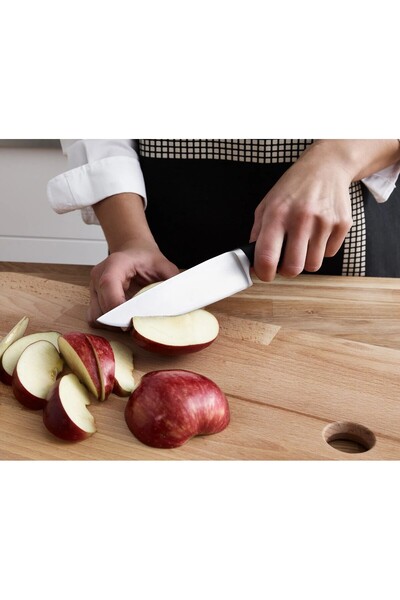 IKEA Paslanmaz Çelik Doğrama Bıçağı (Ağız Kısım: 14 Cm Toplam Uzunluk: 26 Cm)...