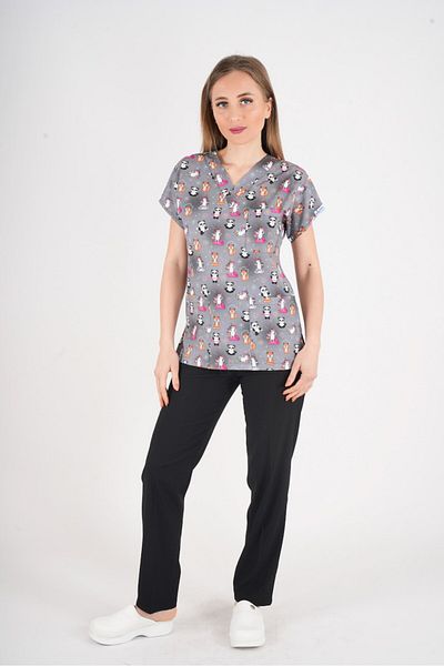 Nur Medikal Giyim Unisex Pandex Model Doctor Asistentă Spital Bucătar Bucătărie Scrubs Uniforme Costum