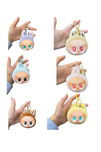 H.H.M ŞENVER TİCARET Labubu Charm Anahatarlık Bag Accessory Plush Toy