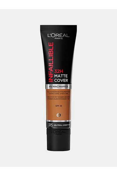L'Oreal Paris Infaillible 32H Matte Cover Foundation, Shade 315, 30ml