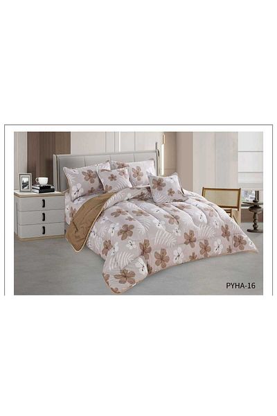 XI DUO Soft summer patterned two-person rug, 6 pieces