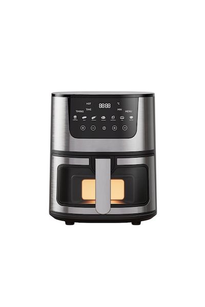 OEM Friteuza cu aer cald Zeivo, Air Fryer, 2400W, 5L, Afisaj Digital, 10 Programe, Gatire Sanatoasa, Cos