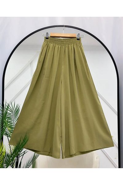 Aknur Moda Elastic Waist Trousers Skirt
