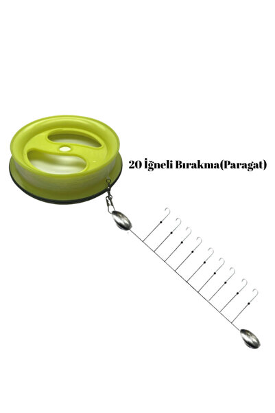 balikavdunyasi Baragadi (Paragat) Kasnaklı 20 iğneli 0.50 mm - 14 No iğne