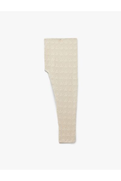 Koton Asymmetrical Cut Long Crochet Skirt