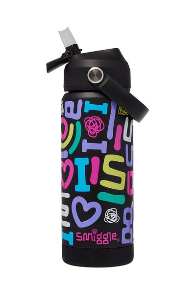 SMIGGLE Insulated Stainless Steel Double Sided Water Bottle Flask 550ml