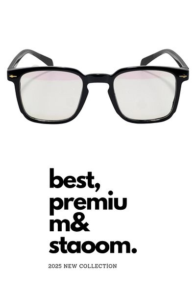 STAOOM Pourtt Black Blue Light Protection Glasses