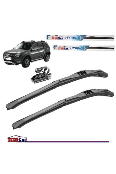 TEAMCAR Ștergătoare ® Dacia Duster I (2010–2017) – Hybrid-set Față