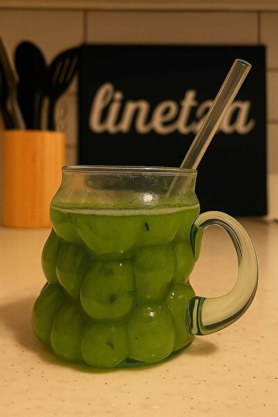 LİNETZA BUBBLE BOROSİLİKAT BARDAK ISIYA DAYANIKLI , MEŞRUBAT BARDAĞI ,SOĞUK,S...