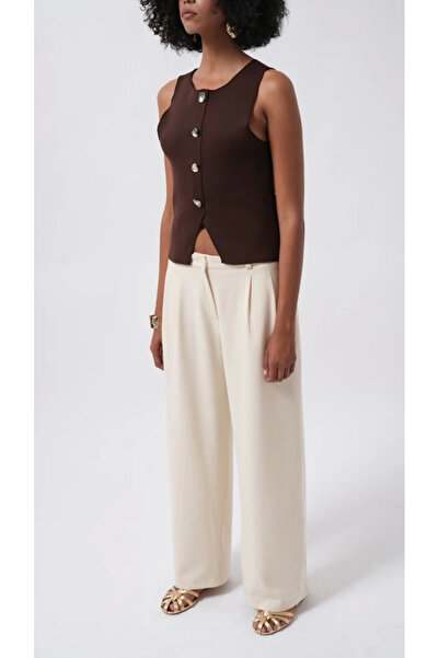 Omarı Double Pleated Wide Leg Trousers