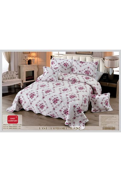 FIONNA.RO 5 Piece Duvet Cover Set - Mini Pink Roses