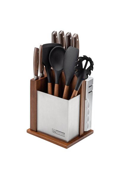 Carl Schmidt Sohn Set de ustensile și cuțite de bucătărie cu suport, 12 piese, Soltau Carl Schmidt Sohn 080228