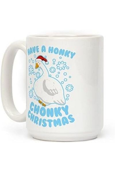 NETWORK ART Print Dore  Chonky You Have a Christmas Mug English Mug