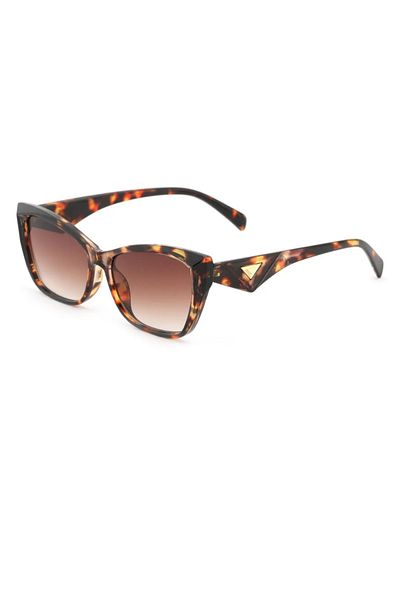 Pierre Lotus Pi̇erre Lotus Cat Model Women's Sunglasses Leopard Plg1128