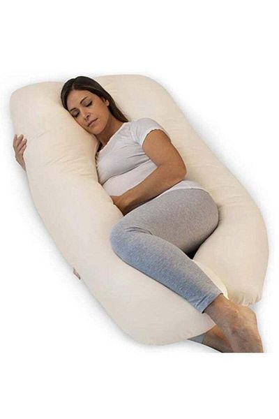molody U-shaped pillow for pregnant and breastfeeding women with removable velvet cover