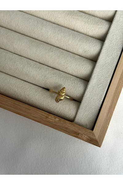 ringbox Steel Tarnish-Free Seashell Ring