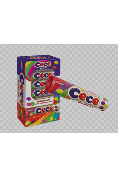 Global Cece Bonibon 10gr Fişek Şeker Kaplama Kokolin Draje 24lü