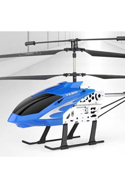 TRUST STORE Uzaktan Kumandalı Şarjlı ve Işıklı Elektrikli RC Çocuk Helikopteri 50 CM MAVİ