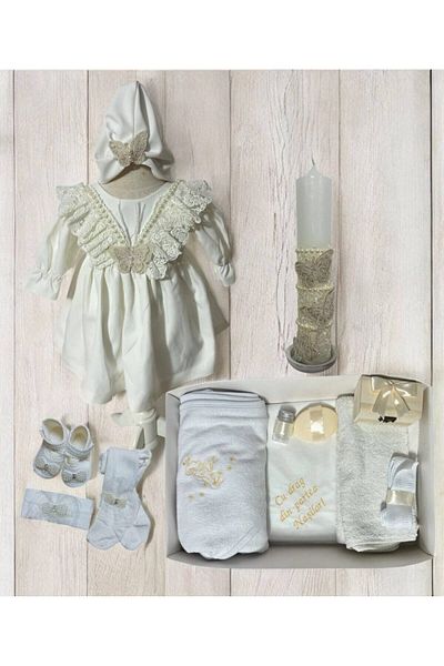 Botez cu Alina Set complet botez fetita Ivana – ivory