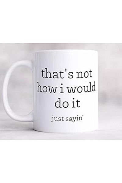 NETWORK ART Print Dore I Wouldn'T Do That Just Saying Ceramic Coffee Mug Makes a Great English Mug