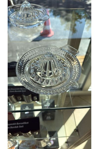 EMPA A V M Glass Lemon Squeezer Glass Lemon Holder