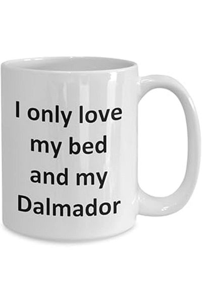 NETWORK ART Print Dore Funny Dalmador Mug - Coffee Cup Dalmador Dog Coffee Cup - English Coffee Mug