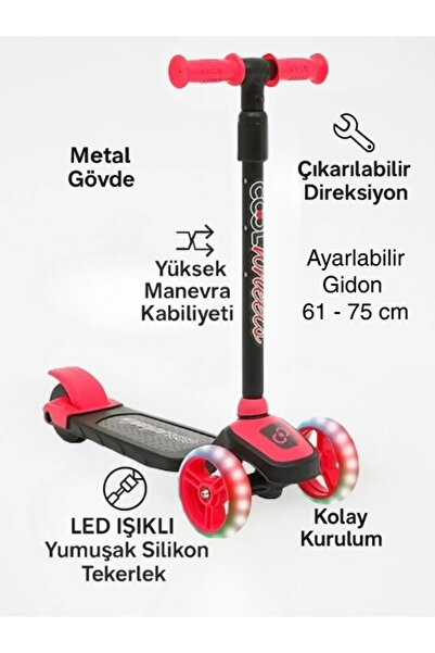Scooter CoolWheel Işıklı 3 Tekerlekli Scooter Twist With Light