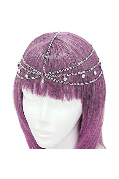 Shiklik MODA Сребриста верижка с камъни, която ще допълни стила ви Дамска вер...